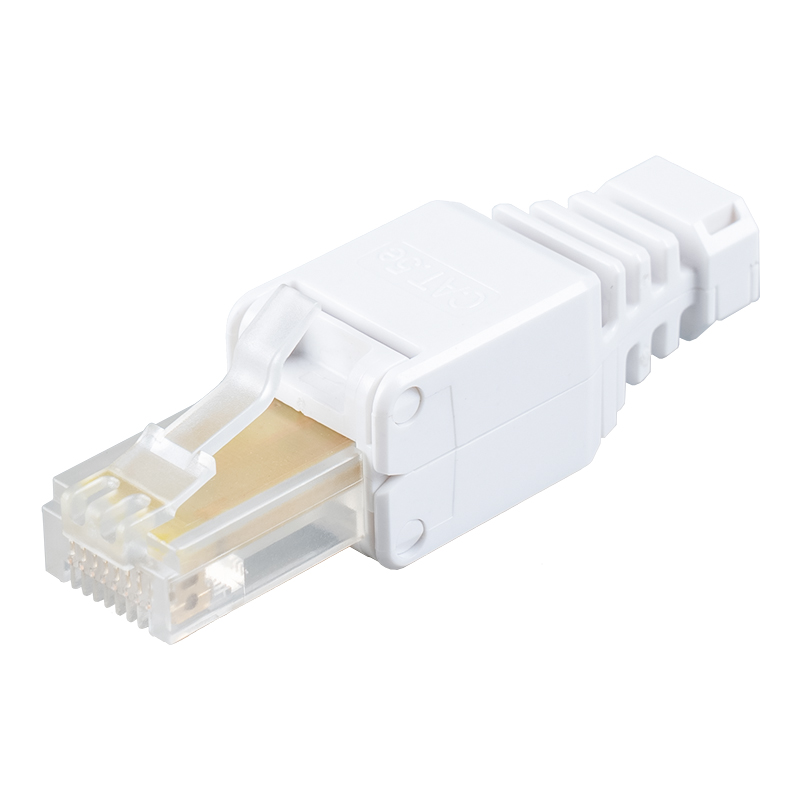 Nieekranowane, beznarzędziowe złącze RJ45 Cat5e RJ-688Y-C5E