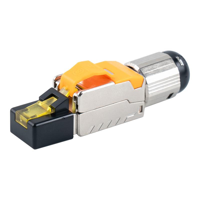 Ekranowane, beznarzędziowe złącze RJ45 Cat6A (z plastikową osłoną) RJ-G70S-C6A