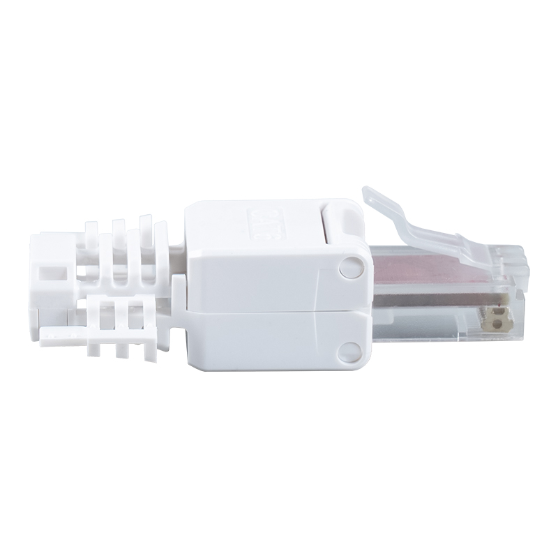 Nieekranowane, beznarzędziowe złącze RJ45 Cat6 (ze skrzydełkami) RJ-688X-C6 Nieekranowane, beznarzędziowe złącze RJ45 Cat6 (ze skrzydełkami) RJ-688X-C6