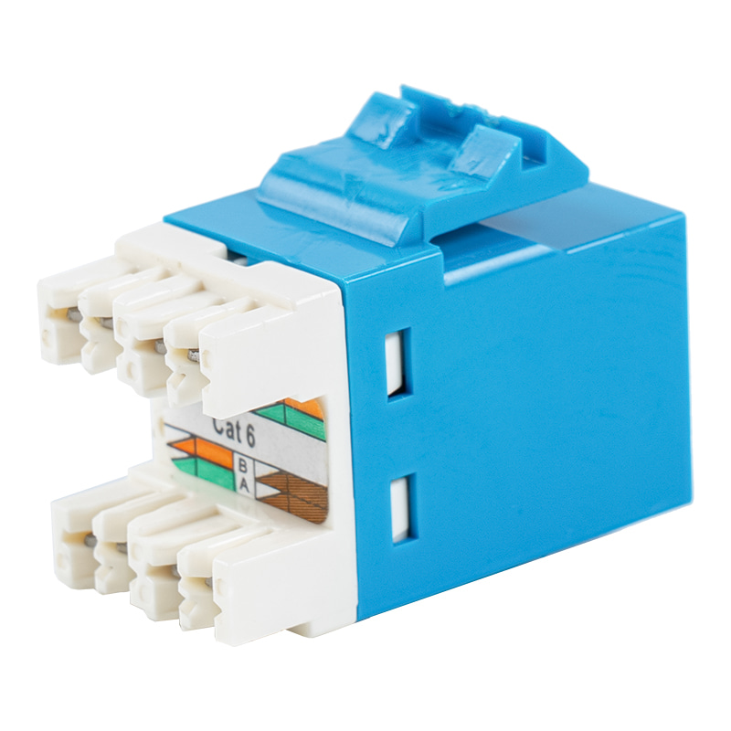 Nieekranowane gniazdo modułowe Cat6 180° SM-2027H8C6 Nieekranowane gniazdo modułowe Cat6 180° SM-2027H8C6