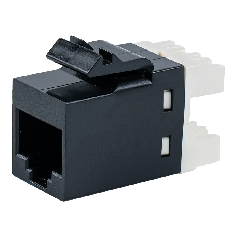 Nieekranowane gniazdo modułowe Cat6 180° SM-2027H8C6
