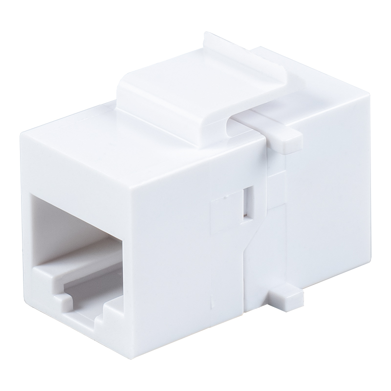 Nieekranowany łącznik liniowy RJ45 C6A (z czterema małymi wspornikami) SM-2033C6A Nieekranowany łącznik liniowy RJ45 C6A (z czterema małymi wspornikami) SM-2033C6A
