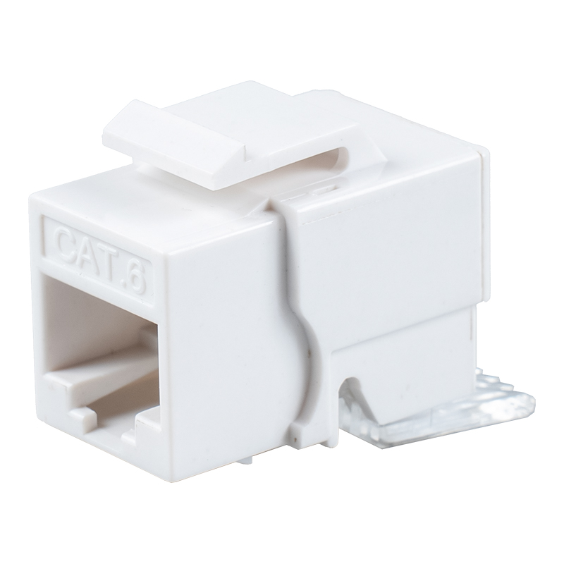 C6 Nieekranowane gniazdo Keystone 90° Tollless (typ mini) SM-2052H8C6