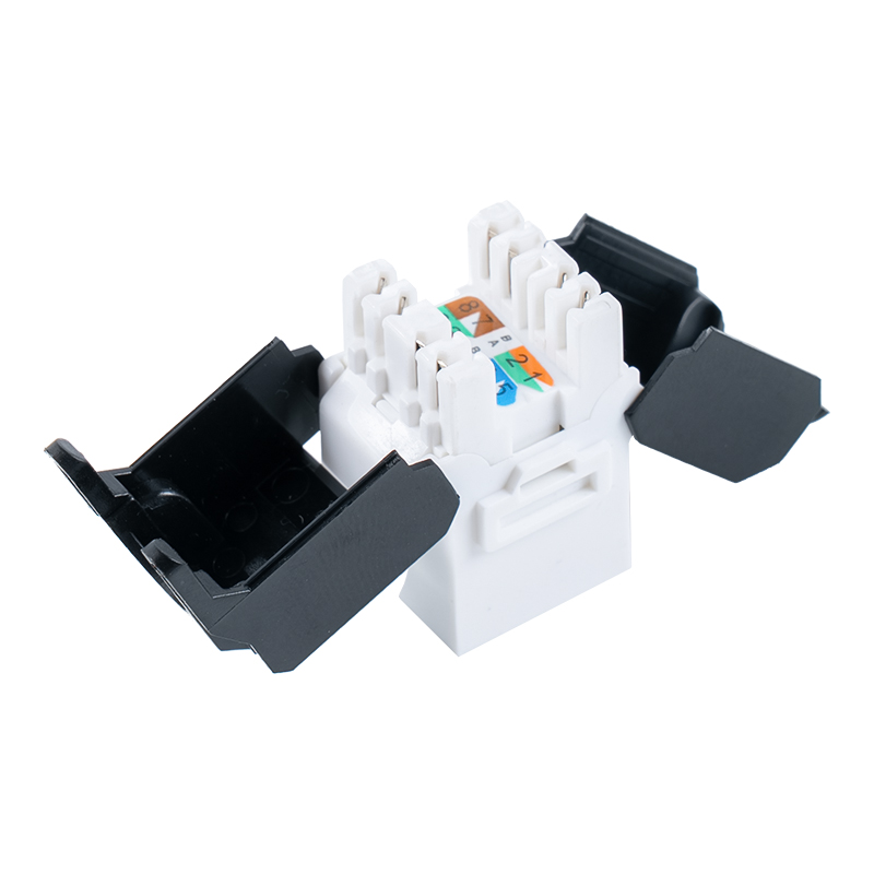 Nieekranowane gniazdo modułowe Cat6 180° bez użycia narzędzi (typ flip-open) SM-2336H8C6 Nieekranowane gniazdo modułowe Cat6 180° bez użycia narzędzi (typ flip-open) SM-2336H8C6