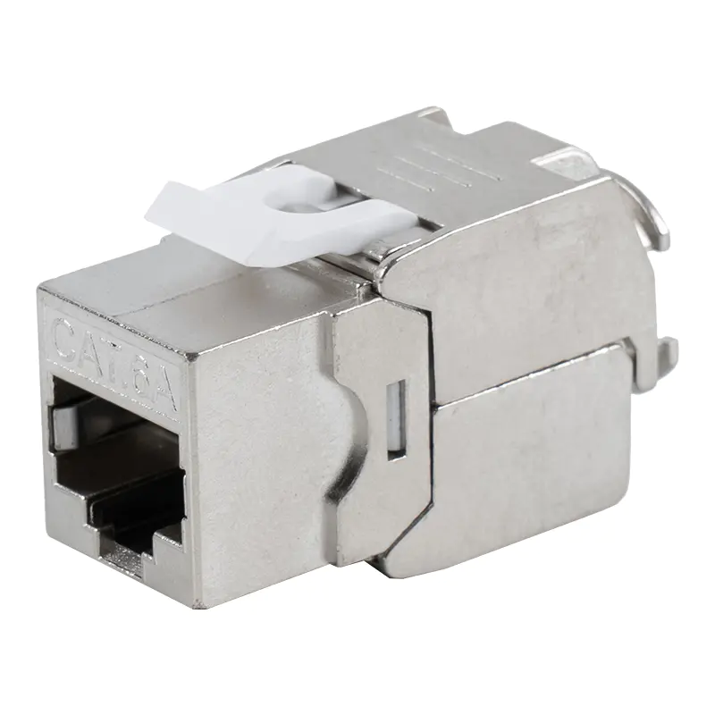 C6A Ekranowane gniazdo Keystone 180° Tollless (typ flip-open) SM-2336SH8C6A