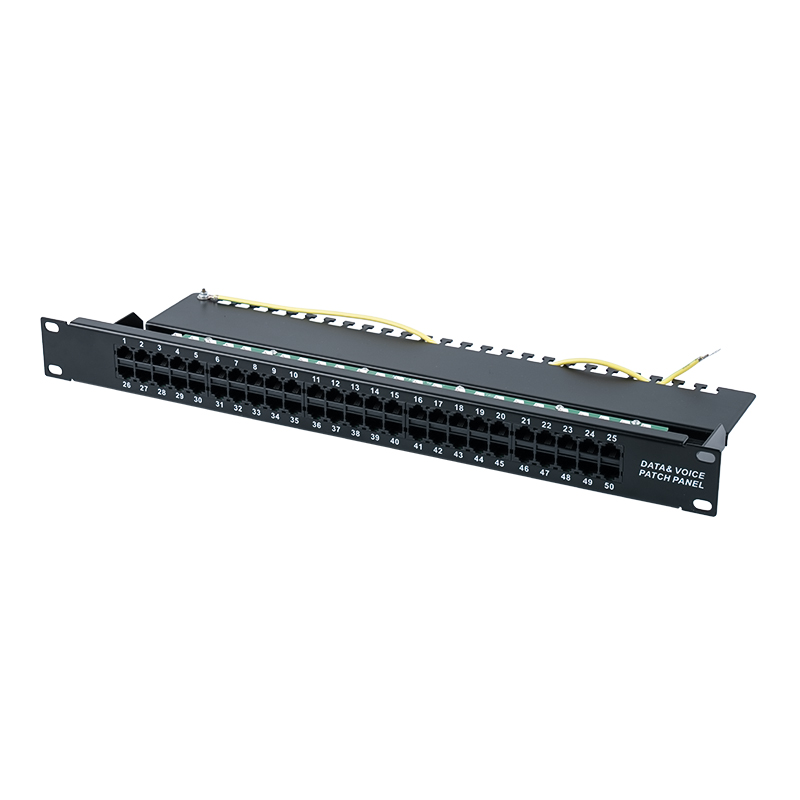 Kategoria 3 19-calowy panel krosowy 1U 8P 8C z 50 portami (KRONE IDC) SP-3208K50-C3