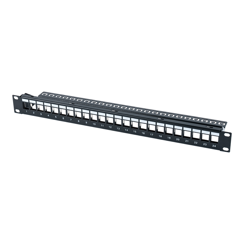 19-calowa ekranowana rama dystrybucji powietrza 1U z 24 portami SP-3311S-24P