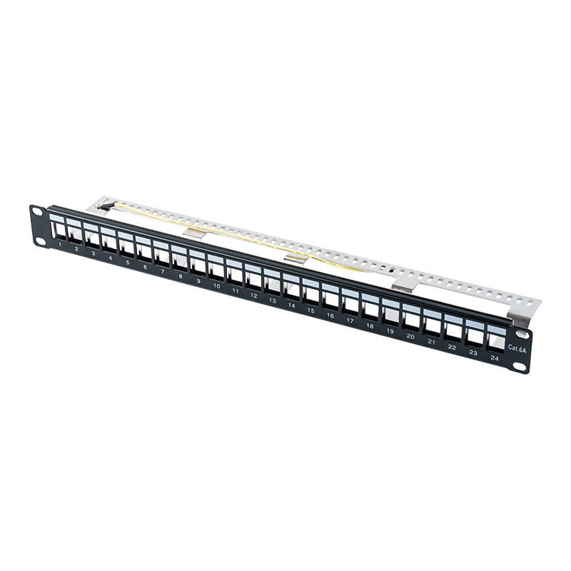 19-calowa, 24-portowa, ekranowana, pusta szafa rack 1USP-3317S-24P