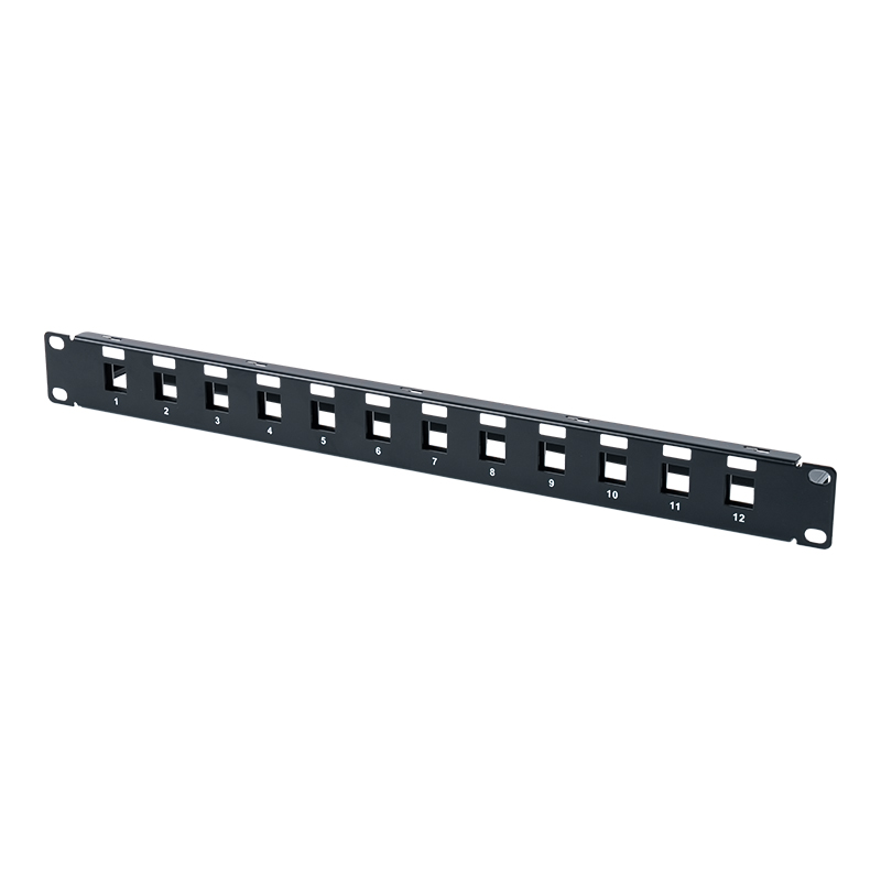 19-calowa ekranowana pusta rama 1U z 12 portami SP-3409S-12P